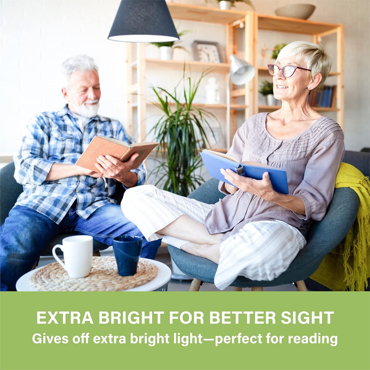 Light Bulbs 100 Watt Equivalent LED Bulbs, A19 Daylight Standard Light Bulbs 5000K White,Non-Dimmable 13W Energy Efficient Light Bulbs with E26 Medium Base,1500Lm,Ul Listed,6 Pack